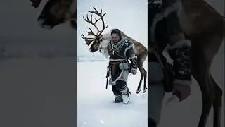 He Hunting to Feed Injured Wolf 🥩🐺