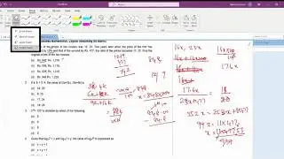Mock test May 2020 Questions discussion - CA Foundation Maths (Part 1)