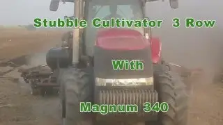 Stubble Cultivator 3 Row with Case IH Magnum 340