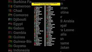 Members of the&nbsp;Organisation of Islamic Cooperation (OIC) #shorts #short #oic