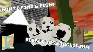 HOW TO FIND AND FIGHT THE NEW SECRET BOSS DOGLIRIUM IN ITEM ASYLUM!