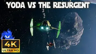 Grandmaster Yoda Attacks the Resurgent | Star Wars Battlefront 2 | Starfighter Assault [PC 4K]