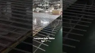 Transparent roller shutter door from our factory ✨ #rollershutter #industrialdoor