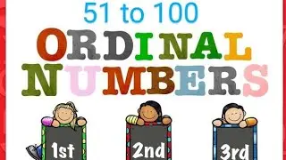 Ordinal Numbers 51-100 | Ordinal Numbers | writing Ordinal Numbers 51-100 | 51to100 Ordinal Numbers