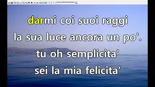 Matia Bazar - Tu Semplicit&agrave;  (Karaoke Devocalizzata)