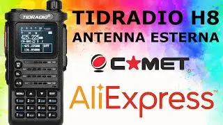 TIDRADIO H8 con antenna esterna... La miglior radio portatile cinese che non diventa sorda!