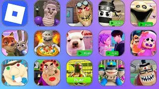 ROBLOX MODE HARD : Escape Papa Pizza's Pizzeria! (SCARY OBBY),Escape Mr Funny's ToyShop (SCARY OBBY)