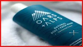 Oars + Alps Men's Body Wash, Skin Care, Hydrates with Aloe Vera and Jojoba Oil, Vegan and Gluten