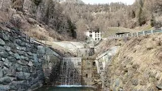 4k 100fps multi level waterfall
