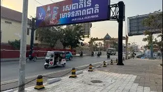 48-Takhmao Bridge Chaos - Cambodia Traffic Reality
