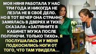 Няня прошептала: «Загляните в кабинет мужа после полуночи!». Я заглянула и у меня подкосились ноги…