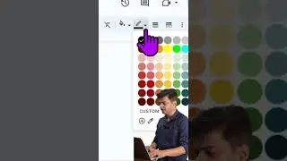 How to color table border in Google docs? #shortsvideo #googledocsuse