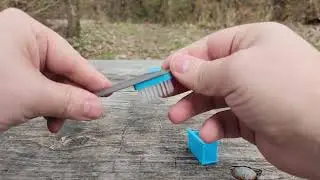 Brosse &agrave; dent ultral&eacute;g&egrave;re TrailBrush by Trail Stuff pour les adeptes de la randonn&eacute;e ultra-light