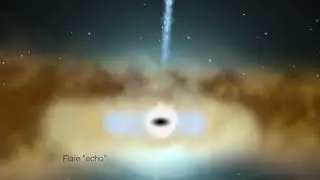 X ray 'Echoes' Probe Habitat of Monster Black Hole