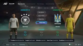Германия против Украины | Международный матч | EA FC 26 | Симуляция