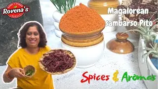 Mangalorean Catholic Style Sambaraso Powder | Sambar Powder Recipe | Kitchen King Masala | Rovenas