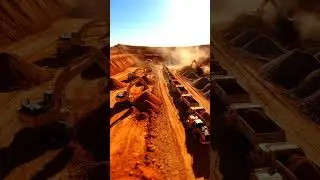 Massive Mining Operation: Heavy Equipment in Action! 🚜💨