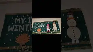 Winter theme Baby Photoshoot Ideas at home #shortsfeed #baby #photography #ytshorts #babyphotoshoot