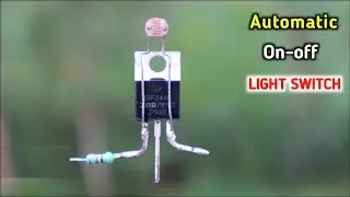 Automatic on-off light switch