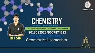 Geometrical isomerism of alkene | Geometrical isomerism | RH sir | cis - trans | impulse iitjee