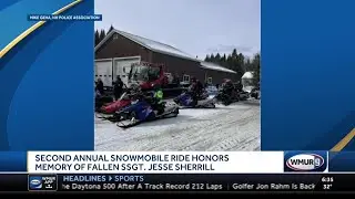 Second annual snowmobile ride honors memory of fallen SSGT. Jesse Sherrill