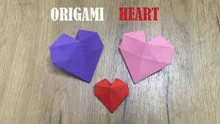 Easy Origami Heart | Валентинка з паперу своїми руками!