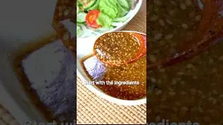 Quick & Easy Asian Sesame Ginger Dressing Recipe | Ready in 5 Minutes!