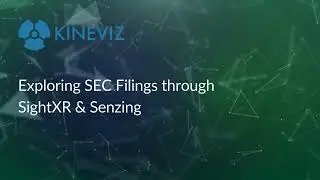Exploring SEC Filings through SightXR & Senzing