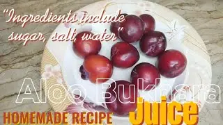 aloo bukhara juice for weight loss | Plum (aloo bukhara) juice recipe | How to make plum juice
