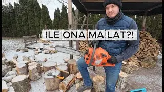 Husqvarna 51 z 1994 roku! Brykiet z trocin i kartonu. Podsumowanie i Fiskars X36 vs Cellfast c2700!