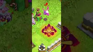 TH9 Pushing Army Without Clan Castle Troops (Clash of Clans)