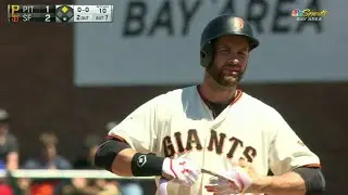 PIT@SF: Belt gives Giants the lead with an RBI double