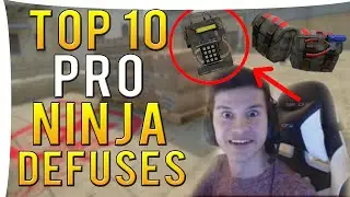 CS:GO - TOP 10 PRO NINJA DEFUSES I Episode 1 I ft. Snax,Taco &More!