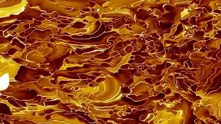 Golden Wave Abstract Fluid Background Loop 4K UHD Screen Effects