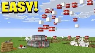 Minecraft TNT EASY canon 🔥😳 #minecraft 