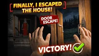 I have finally escaped the granny house through door escape