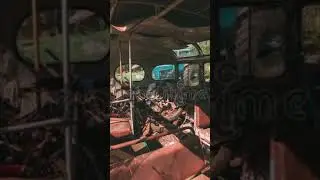 #spooky #creepy #abandoned bus interiors!#shorts