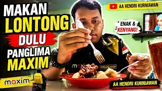 PANGLIMA MAXIM MAKAN DULU DATANG PATROLI DIJALAN LAPER MAKN LONTONG DULU 