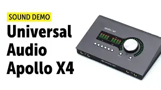 Live Recording & Mixing Session with the Universal Audio Apollo X4 - Sound Demo (no talking)