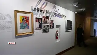 Keith Kaiser heads to the reflection room for more MLK festivities