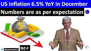 December 2022 US CPI inflation:  US CPI inflation 6.5% YoY in December
