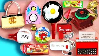 18 EASY REALISTIC DIY MINIATURE FOOD AND DRINKS HACKS AND CRAFTS !!!