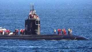 ロサンゼルス級潜水艦パサデナSSN 752横須賀へ寄港 2018年8月21日