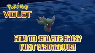Pok&eacute;mon Scarlet & Violet: HOW TO ISOLATE SHINY HUNT MISDREAVUS (VIOLET EXCLUSIVE)
