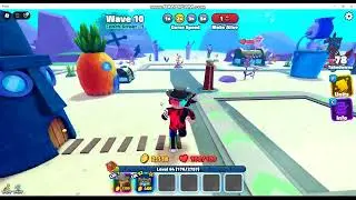 Showcasing Bubbles the Dolphin In Spongebob Tower Defence