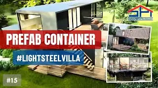 VILLA CONTAINER PREFABRIKASI | MATERIAL UTAMA SANDWICH PANEL | PT. SANWA PREFAB TECHNOLOGY