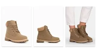 Botki trapery Heidi Khaki - DeeZee.pl