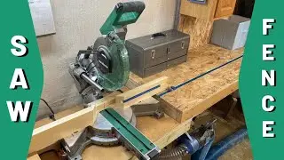 Building a Custom Miter Saw Fence
