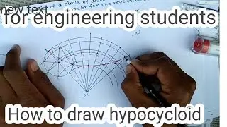 How to draw hypocycloid for engineering student in hindi.