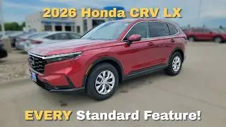2026 Honda CRV LX Standard Features Walkaround Review